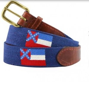 Smathers and Branson needlepoint belt
